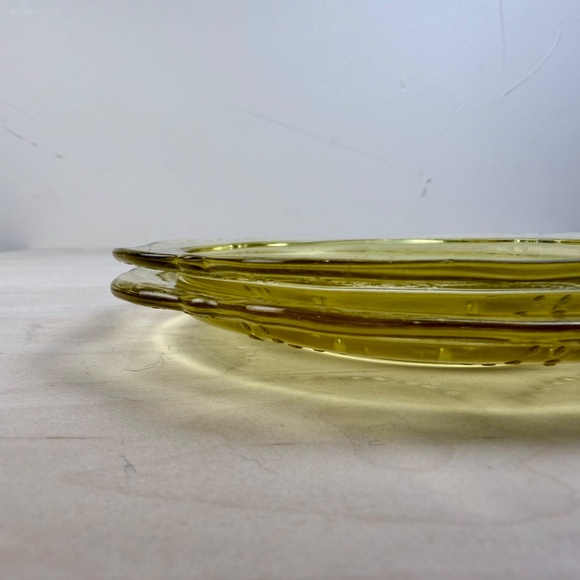 Vintage Federal Glass Madrid Amber Dessert Plates | Set of 2 | 5.75” - Picture 12 of 15
